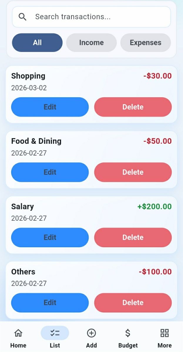 Balance Buddy Budget